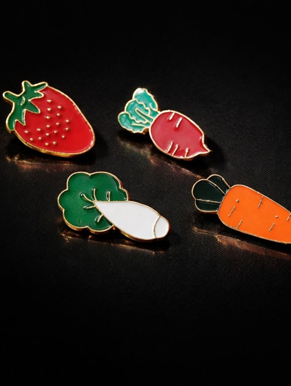 Fruit And Veggies Pins